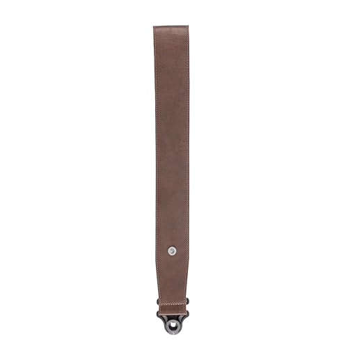 Auto Lock Guitar Strap - 2.5" Width - Brown B812