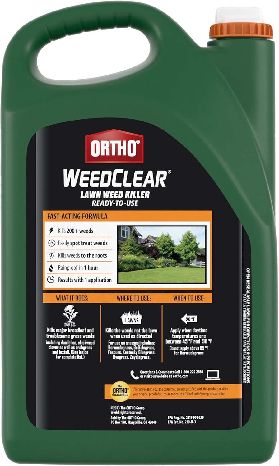 Lawn Weed Killer Ready-to-Use with Comfort Wand, 1 gal. C481