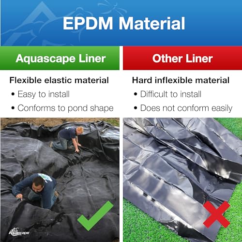 Pond Liner 10 x 8 ft, 80 sq ft, Black U186
