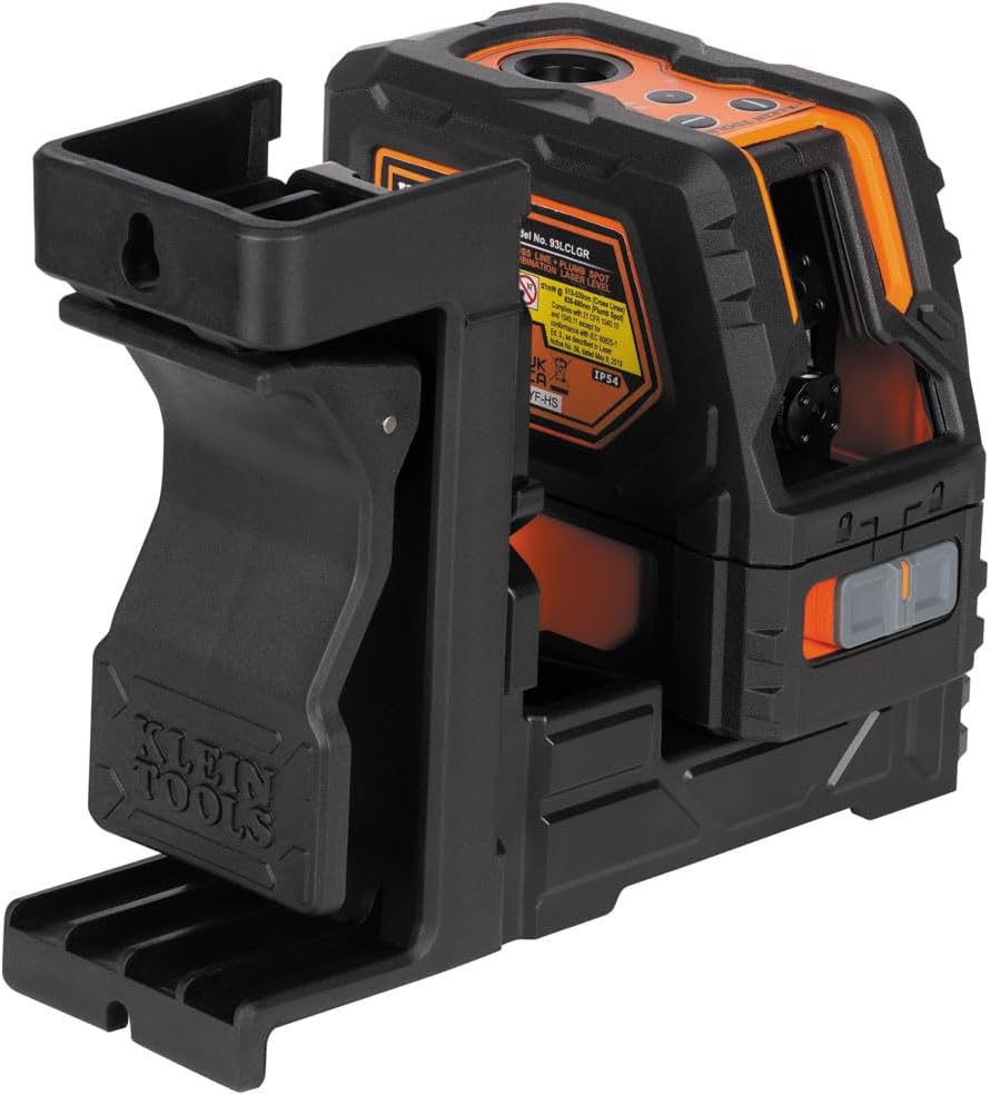 Self-Leveling Laser Level, Rechargeable, Cross-Line with Magnetic Mounting Clamp E839
