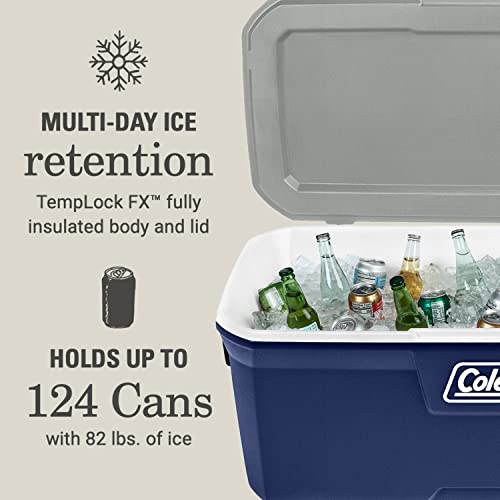 Insulated Portable Hard Cooler, Leak-Resistant, Keeps Ice up to 5 Days V620