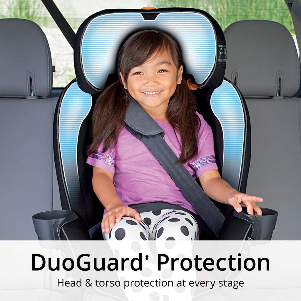 4-in-1 Convertible Car Seat, Navy/Purple Y642585