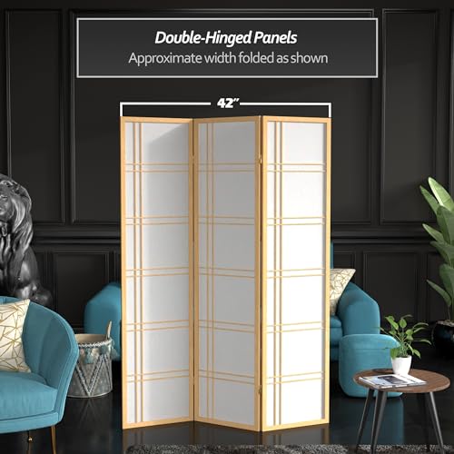 6 Panel Honey Room Divider X65165