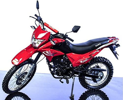 250cc Dual Sports Motorcycle Street Bike, Manual Clutch, Blue D52883