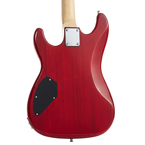 Full Size Electric Guitar with 10-Watt Amp, Black, Right Handed Beginner Kit D640