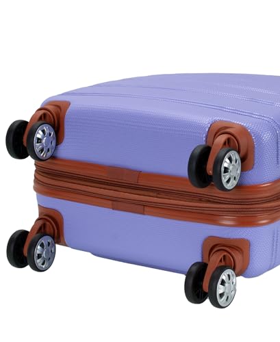 Hardside Expandable Carry-On Luggage with Spinner Wheels, Lavender, 20" Z904479