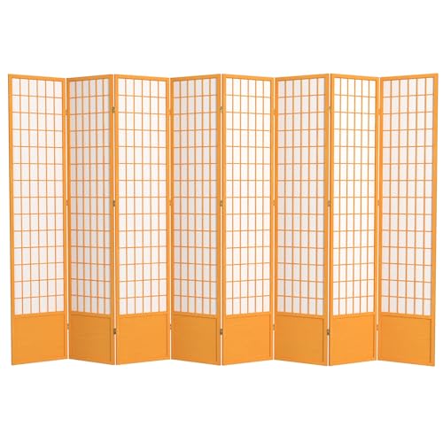 7 ft. Tall Window Pane Shoji Screen Room Divider, 3 Panels T5246