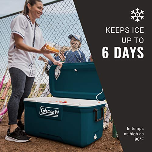 Insulated Portable Hard Cooler, Leak-Resistant, Keeps Ice up to 5 Days V620