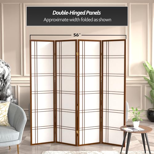 6 Panel Honey Room Divider X65165