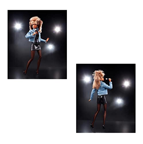 Tina Turner Doll in 90s Fashion with Microphone Accessory W7300