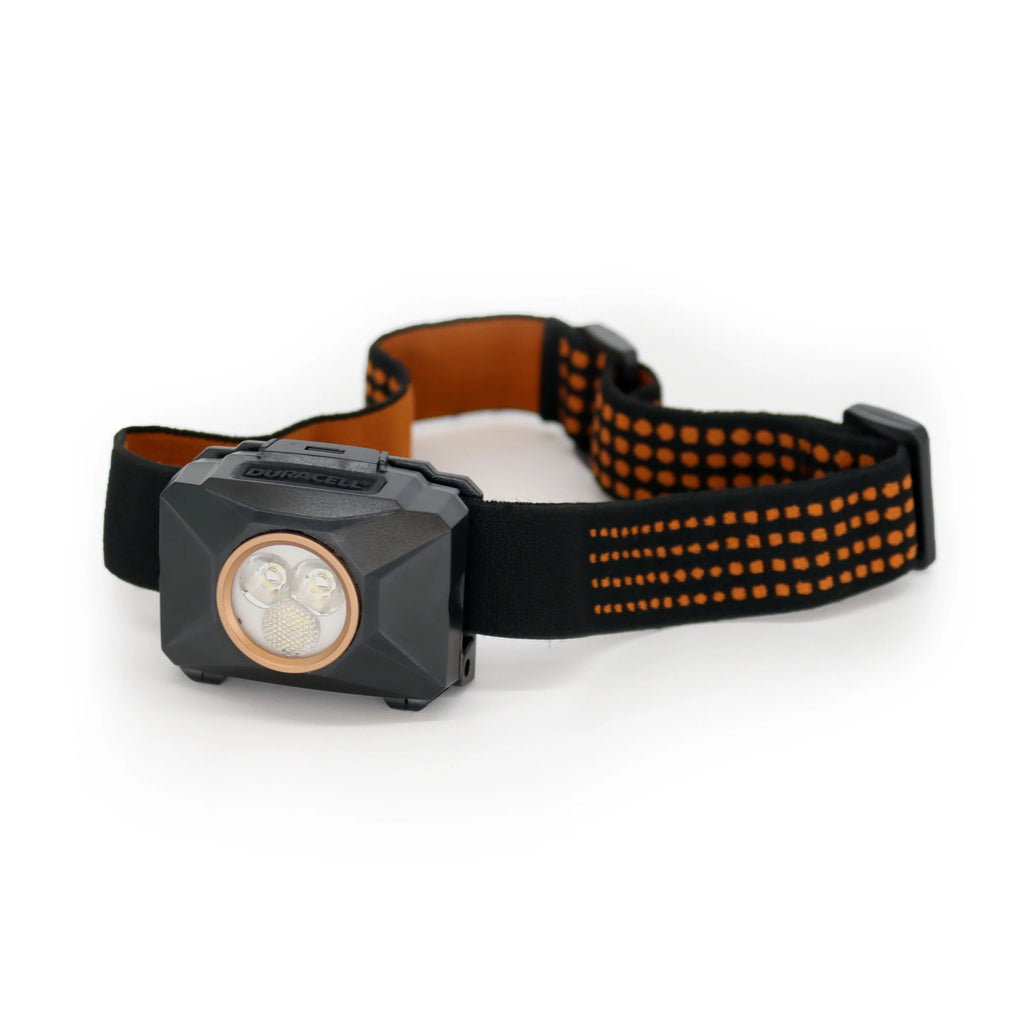 LED Flashlight & Headlamp with Batteries V9147