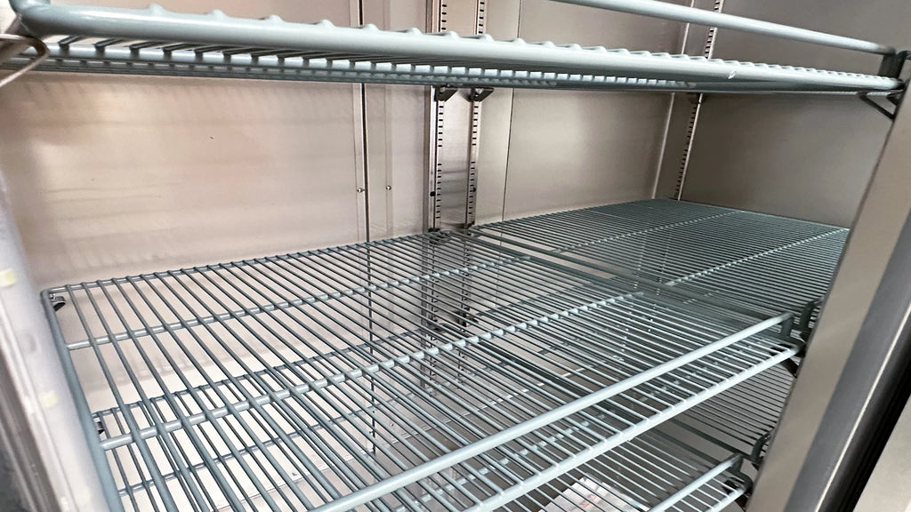 Two Glass Swing Door Stainless Steel Commercial Freezer A279751