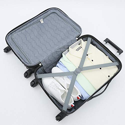 Hardside Luggage 4-Piece Set, Black J441