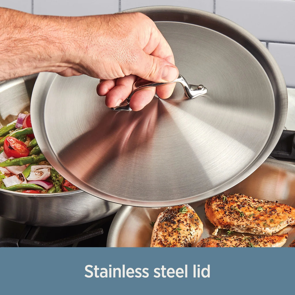 Stainless Steel Sauce Pan with Lid, 3-Quart Q866946