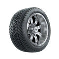 GTW Tempest 12 inch Chrome Finish Golf Cart Wheel on 215/35-12 (18") Tire |Set of 4