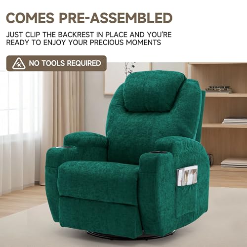 Rocking Recliner Chair with Massage and Heat E368