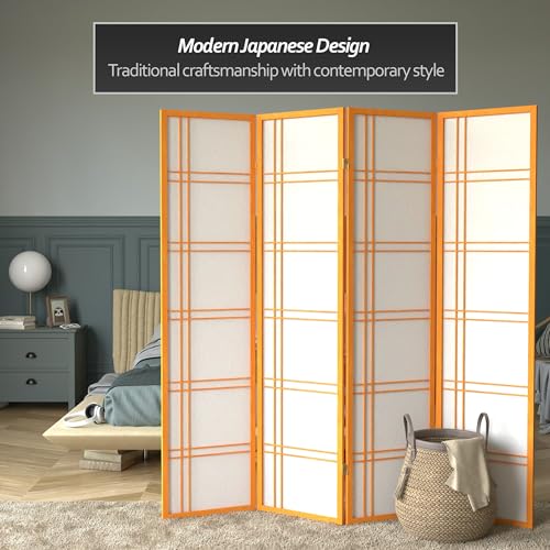 6 Panel Honey Room Divider X65165
