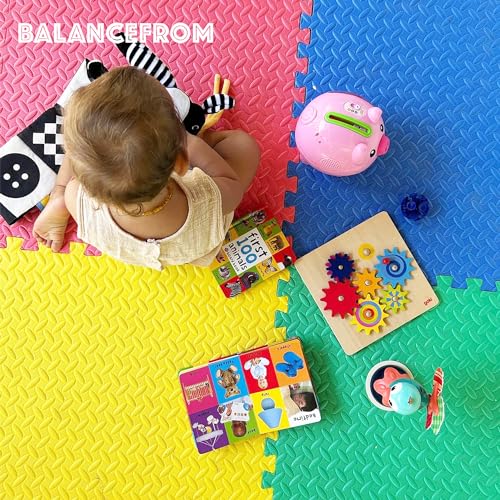 Puzzle Exercise Mat with EVA Foam Interlocking Tiles for MMA, Gymnastics and Home Gym N211438