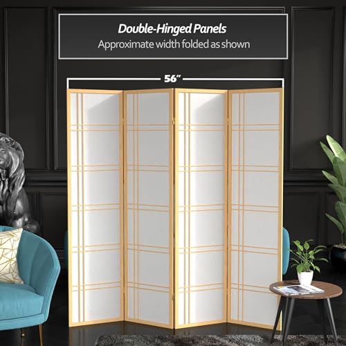 6 Panel Honey Room Divider X65165