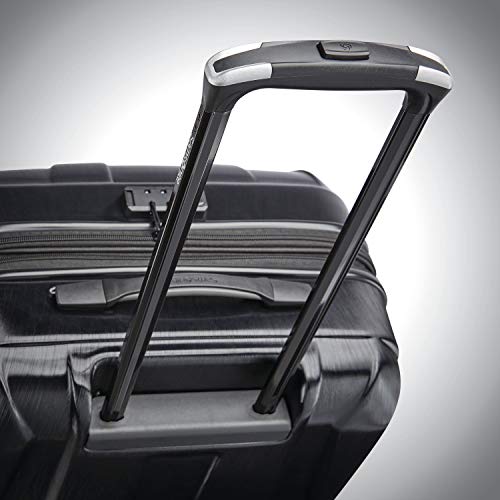 Hardside Expandable Carry-On Luggage with Spinner Wheels, Black, 20-Inch S82043