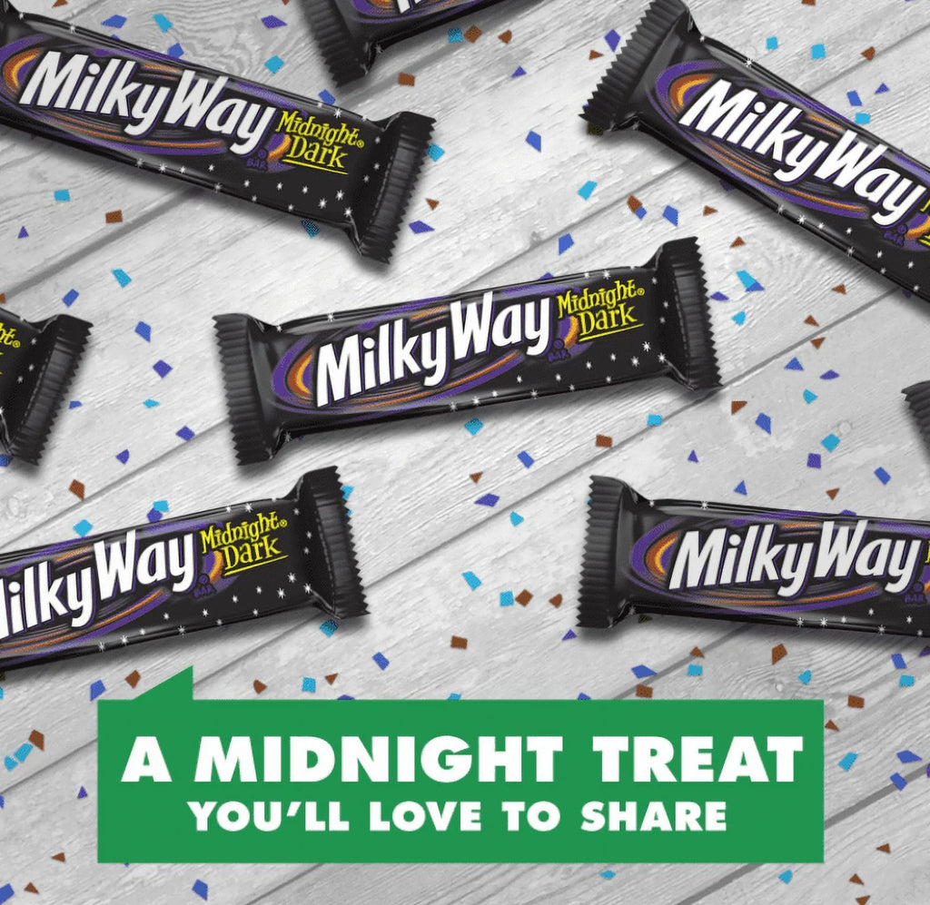 Midnight Dark Chocolate Candy Bar 24 Count T3561