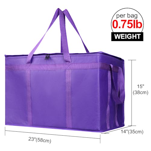 Insulated Food Delivery Bag Hot Cold Meal Carrier Cooler Tote K646948