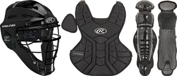 Youth Catcher's Set with Facemask, Chest Protector, Leg Guards O685
