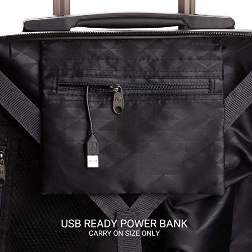 Expandable Hardside Carry-On Luggage with Spinner Wheels and TSA Lock F31623