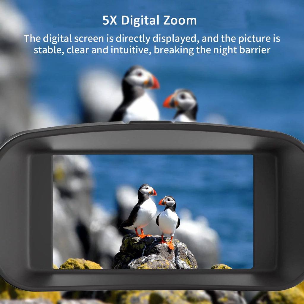Night Vision Binoculars with 32GB SD Card, 4K 5x Zoom for Hunting T770