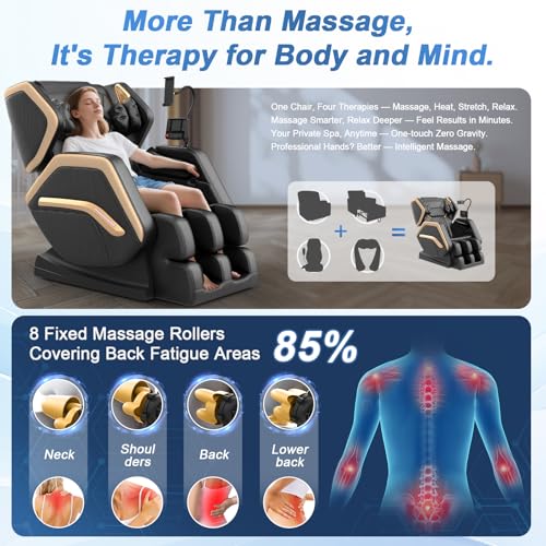 Massage Chair Full Body with Zero Gravity, Heating and Airbags C422