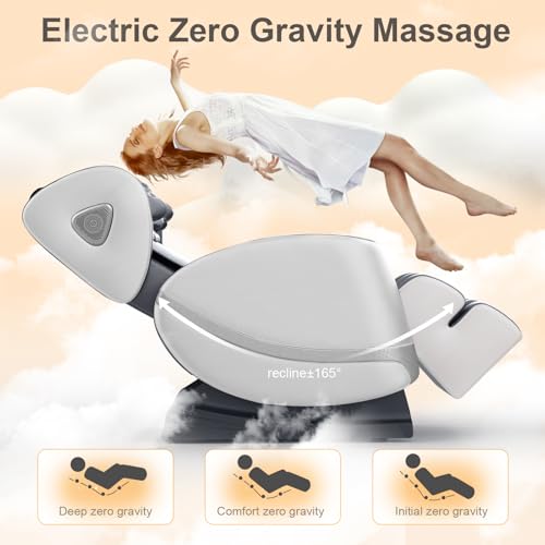 Zero Gravity Full Body Massage Chair with Heating, Foot Massage, Bluetooth Speaker L5704