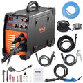 VEVOR MIG Welder, 3 in 1 270 Amp Welding Machine, 110 220V MIG Lift TIG Arc Welder, Portable Lift TIG Welder ARC Welder with IGBT DC Inverter, LCD Digital Display, Welder Torch and Welding Wire