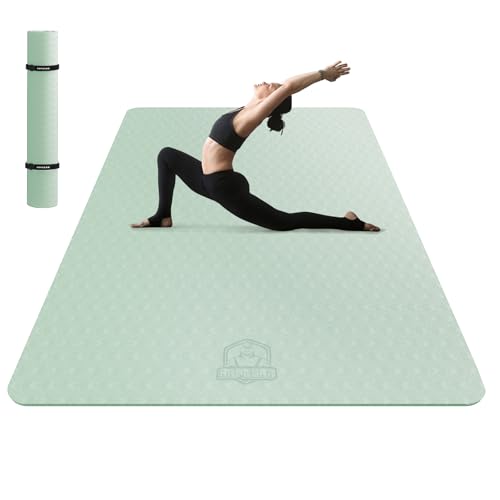 Extra Large Yoga Mat - 72x48, 1/4 Inch Thick, Non-Slip, Eco-Friendly L753346