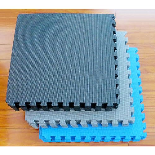 Puzzle Exercise Mat with EVA Foam Interlocking Tiles for MMA, Gymnastics and Home Gym N211438