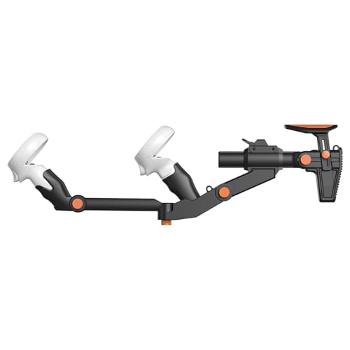 VR Gunstock for Quest 2 3 3S Pro – Adjustable FPS Controller Accessories with Magnetic Attachment K7582