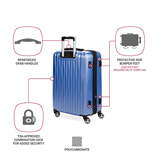Expandable Hardside Carry-On Luggage with Spinner Wheels and TSA Lock F31623