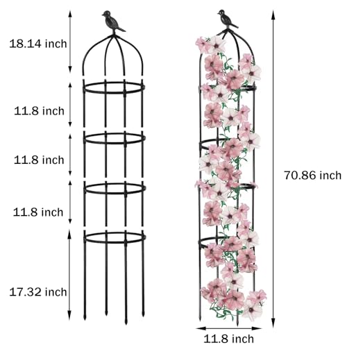 Round Trellis for Climbing Plants, Rustproof, 6ft M817