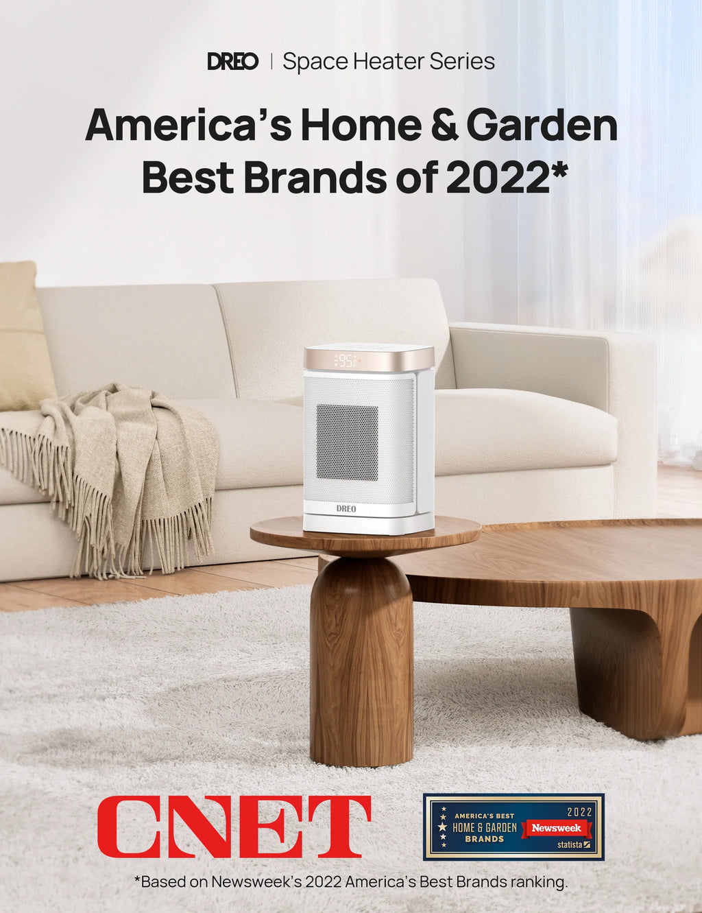 Space Heater with Remote, Oscillating, Digital Thermostat, 1500W, 12h Timer S541060