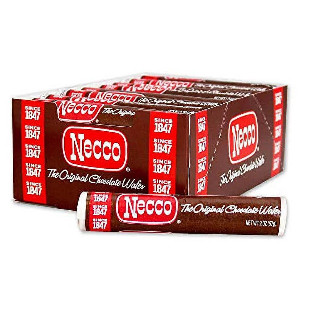 Chocolate Wafers Display Pack, 2-Ounce Rolls (Pack of 24) O64478