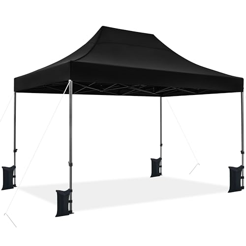 Heavy Duty Pop Up Canopy Tent 10x20 with Wheeled Carry Bag, White X6840