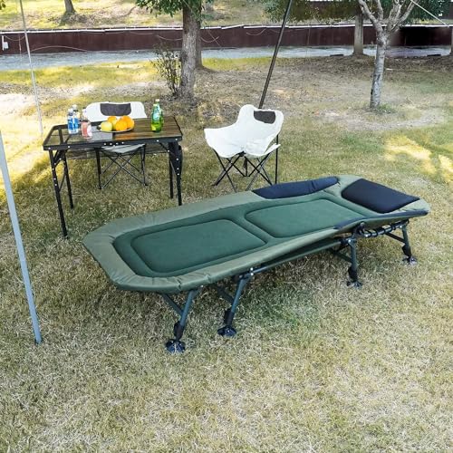 Camping Cot for Adults with Carry Bag, Heavy Duty Folding Bed X3436