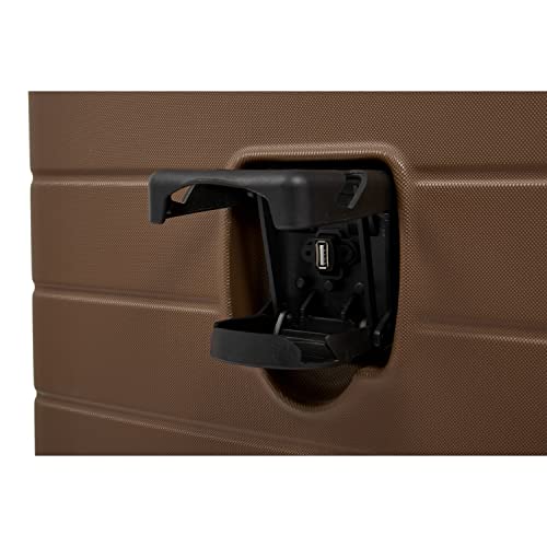 Smart Luggage Set with Cup Holder and USB Port, 20-Inch Carry-On K967