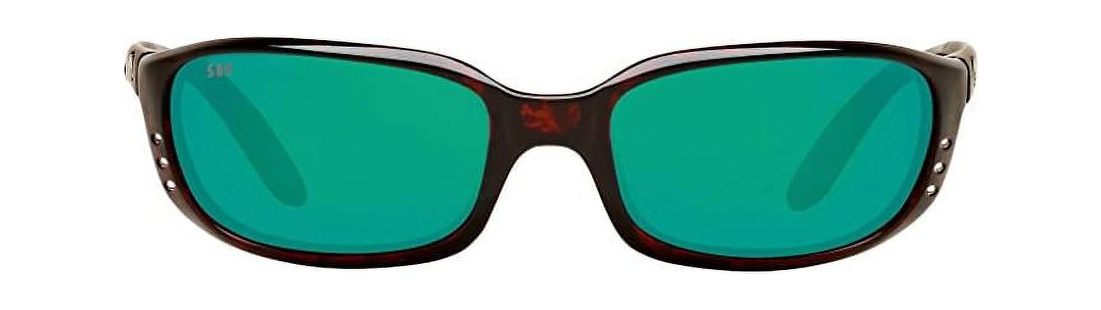 Costa Brine Plastic Frame Green Mirror Glass Lens Unisex Sunglasses BR10OGMGLP