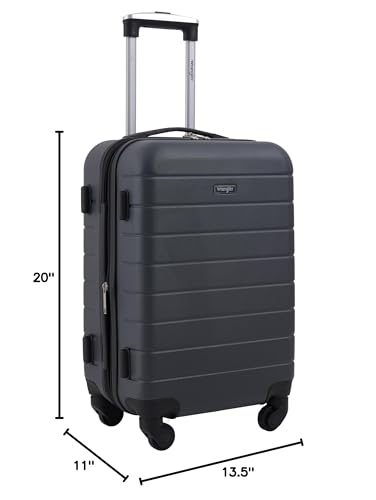 Smart Luggage Set with Cup Holder and USB Port, 20-Inch Carry-On K967
