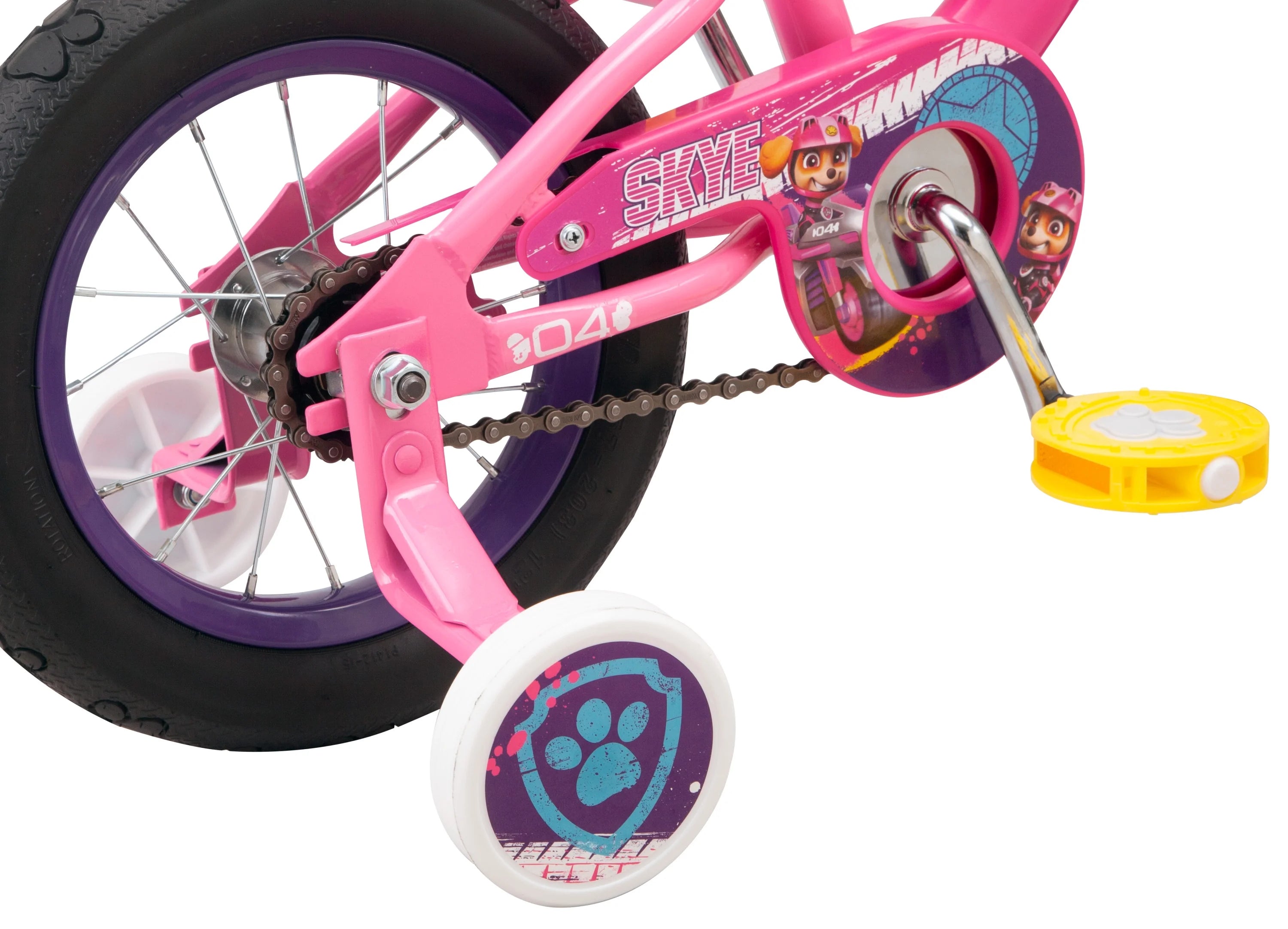 Kids Bike with 12 Inch Wheels, Magenta Pink T6223