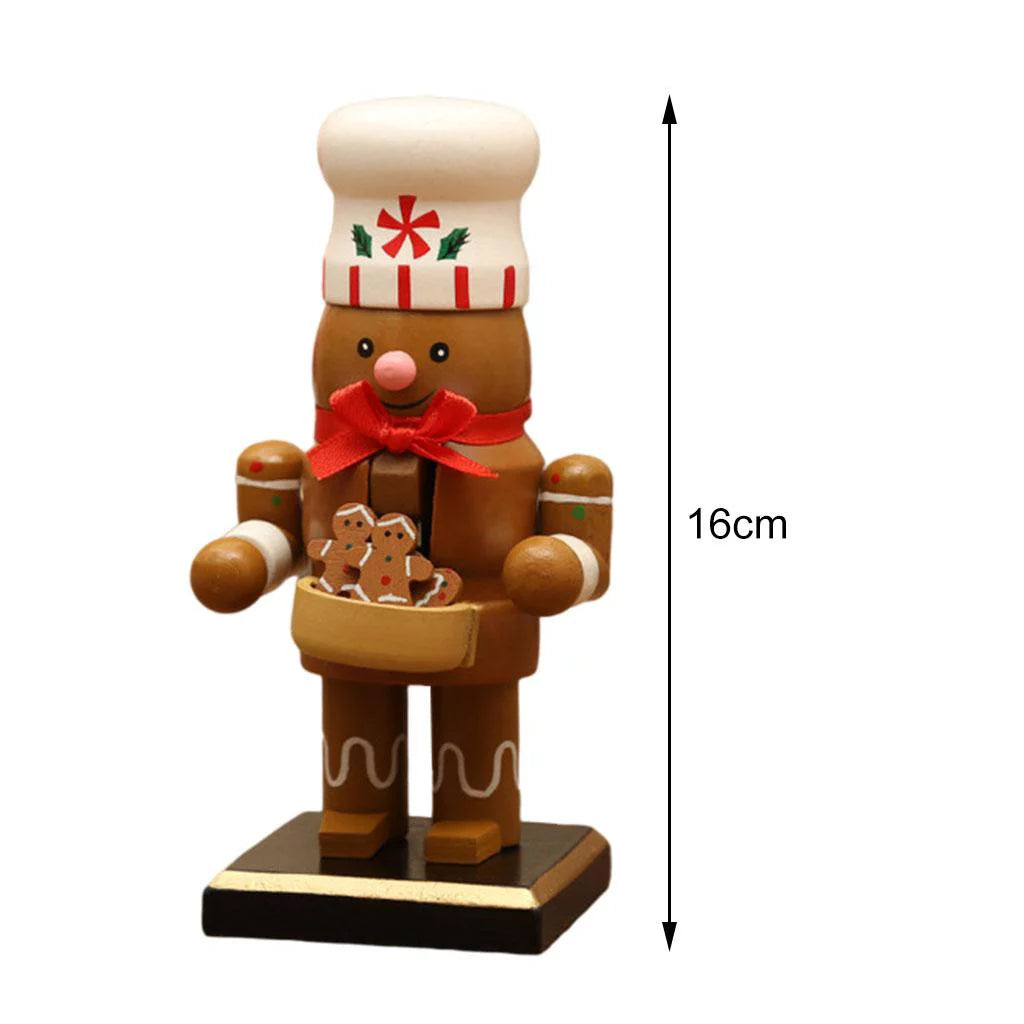 Gingerbread Man Nutcracker Puppet Decor K930