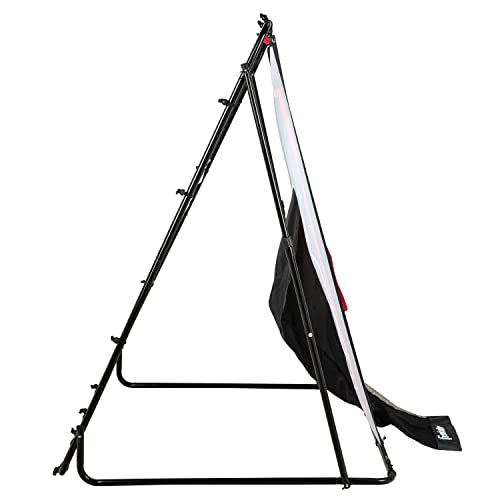 Baseball Pitching Target and Rebounder Net - 2-in-1 Pitch Trainer with Return Screen V5072