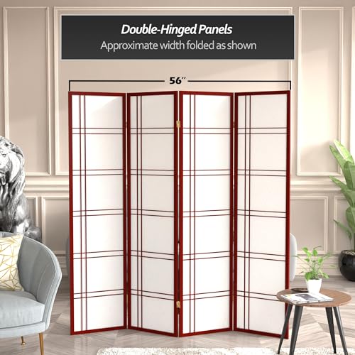 6 Panel Honey Room Divider X65165