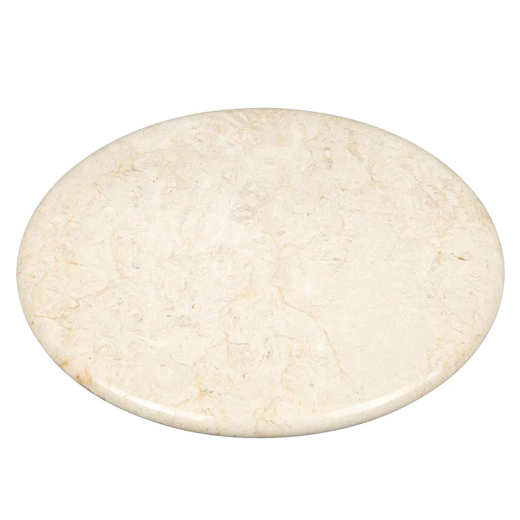 Natural Champagne Marble 12" Lazy Susan Serving Board E65638