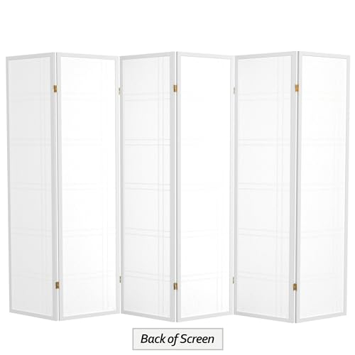 6 Panel Honey Room Divider X65165
